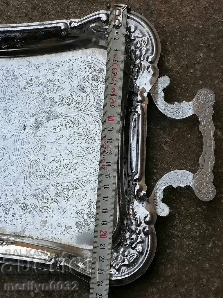 Delivery of Old social tray with engravings boards, plateau, casserole Delivery of Old social tray with engravings boards, plateau, casserole