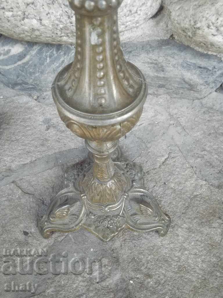 Delivery of Old bronze candlestick Delivery of Old bronze candlestick