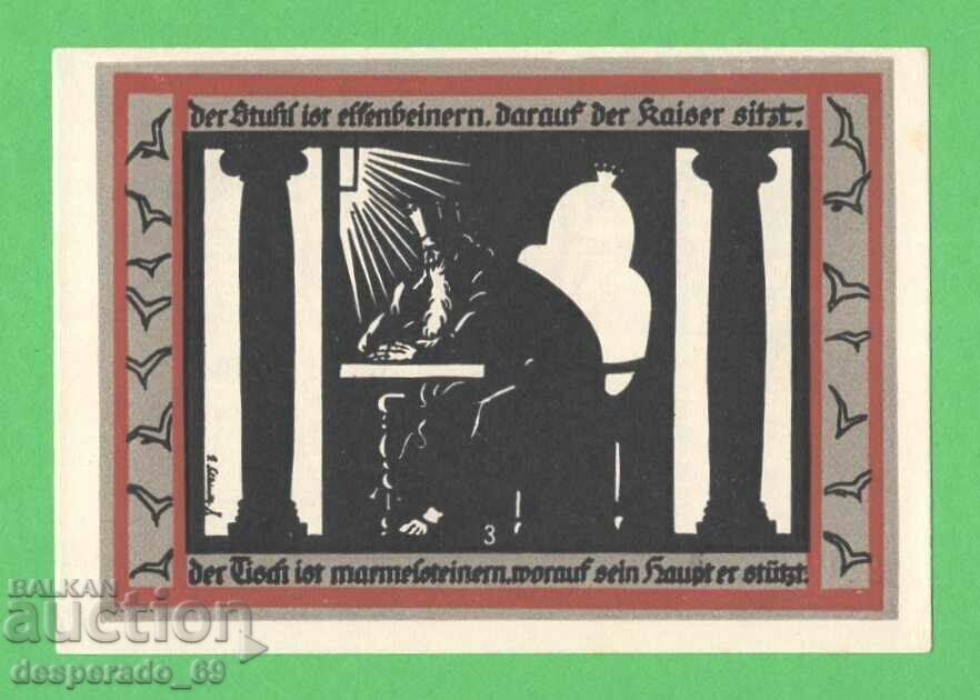 (¯`'•.¸NOTGELD (гр. Rossla) 1921 UNC -50 пфенига¸.•'´¯)