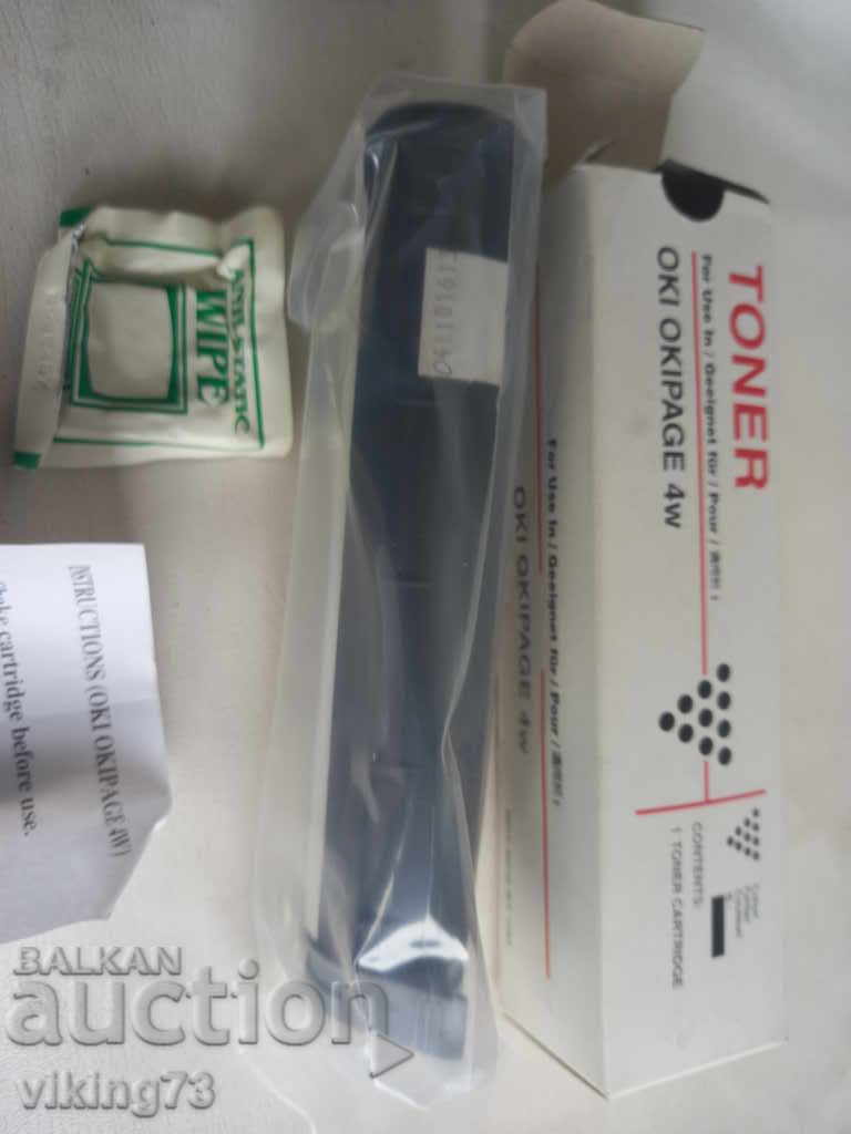 Auction New toner cartridge OKI OKIPAGE 4w Auction New toner cartridge OKI OKIPAGE 4w