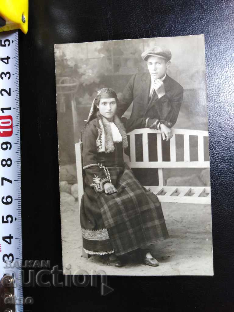 ROYAL PHOTO-1924, Chepelare - COSTUM RHODOPE, beteală, împletitură