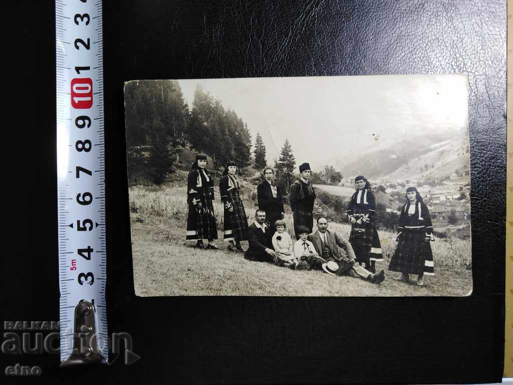 ROYAL PHOTO-1927, Chepelare - RHODOPE COSTUME, πούλιες, πλεξούδες
