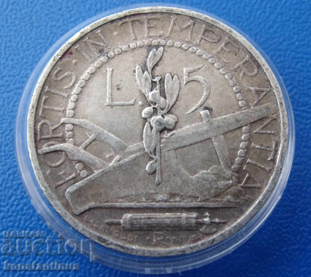 San Marino 5 Liri 1936 Rare with price € 17.90 | 35.01 BGN