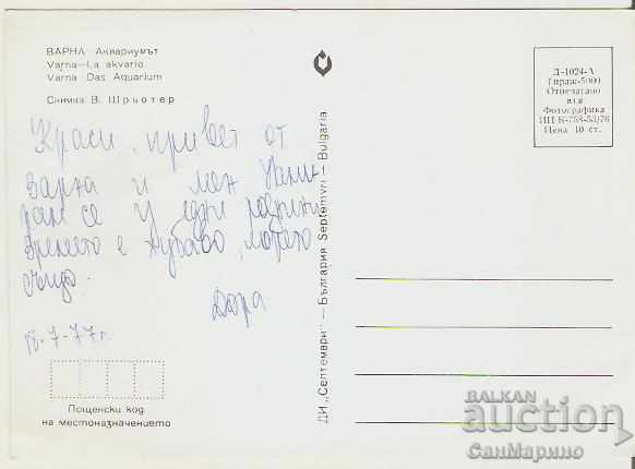 Card Bulgaria Varna Acvariul 1 * cu preț 0.80 BGN | € 0.41 Card Bulgaria Varna Acvariul 1 * cu preț 0.80 BGN | € 0.41
