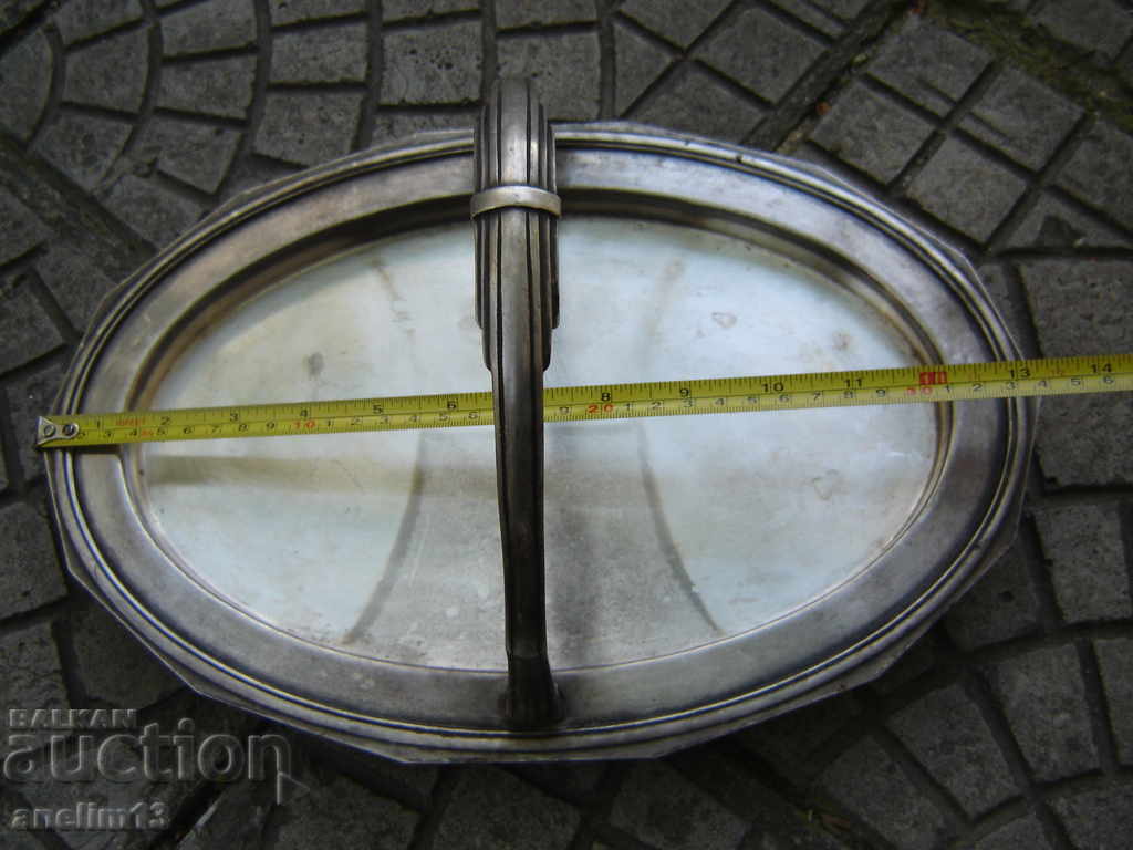 Delivery of OLD THICK SILVER TRAY ART DECO