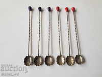 Cocktail spoons 6 pieces.