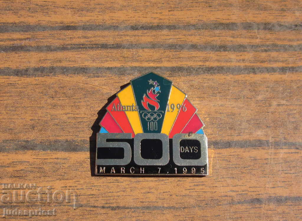 Olympic Badge Olympic Games Atlanta 1996 Olympics with price 20.00 BGN | € 10.23 Olympic Badge Olympic Games Atlanta 1996 Olympics with price 20.00 BGN | € 10.23