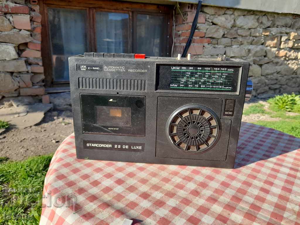 Стар радиокасетофон Starcorder 22 De Luxe