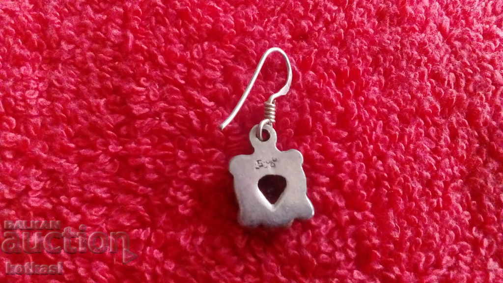 Old silver 925 single earring 2.71 g. - 5 Old silver 925 single earring 2.71 g. - 5