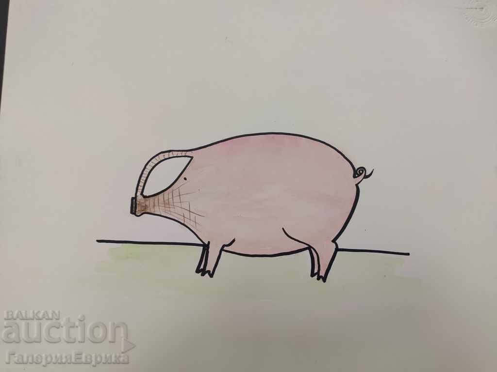 Licitație Desene animate creioane colorate pe hârtie scumpă cu imprimeu Licitație Desene animate creioane colorate pe hârtie scumpă cu imprimeu