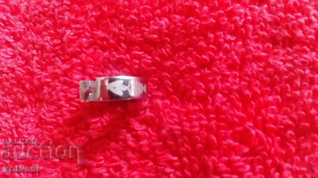 Single metal earring engraved fish with price 5.50 BGN | € 2.81
