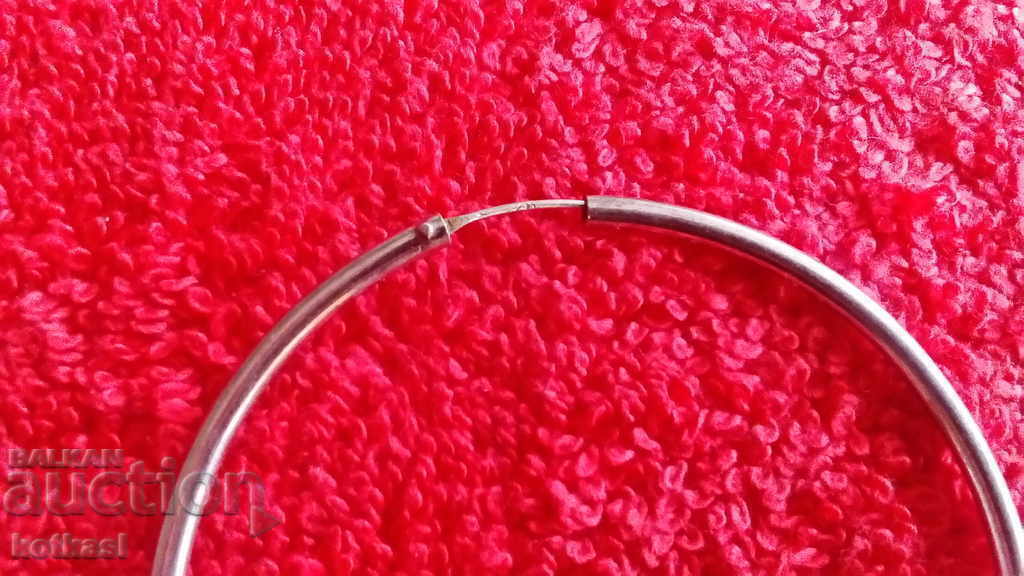 Old silver large earring 4.40 g. - 7 Old silver large earring 4.40 g. - 7