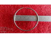 Стара сребърна голяма обица 4.40 гр.