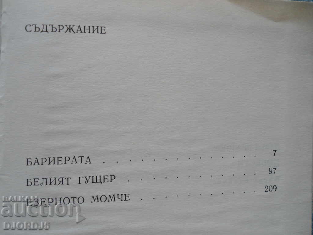 Auction Pavel Vezhinov, The Barrier, The White Lizard, The Lake Boy Auction Pavel Vezhinov, The Barrier, The White Lizard, The Lake Boy