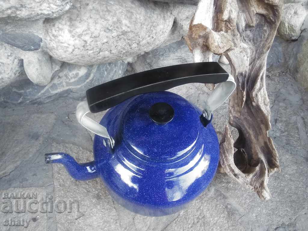 Auction Old Russian enameled teapot Auction Old Russian enameled teapot