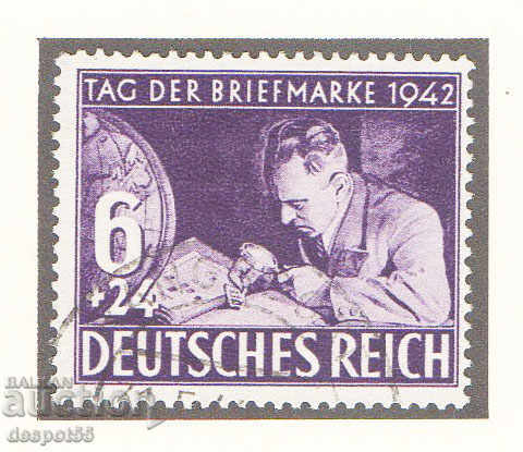 1942. Imperiul German. Ziua poștei poștale.