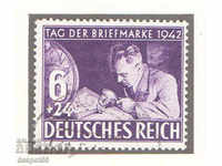 1942. Imperiul German. Ziua poștei poștale.