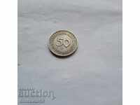 Germany 50 pfennigs 1990 D