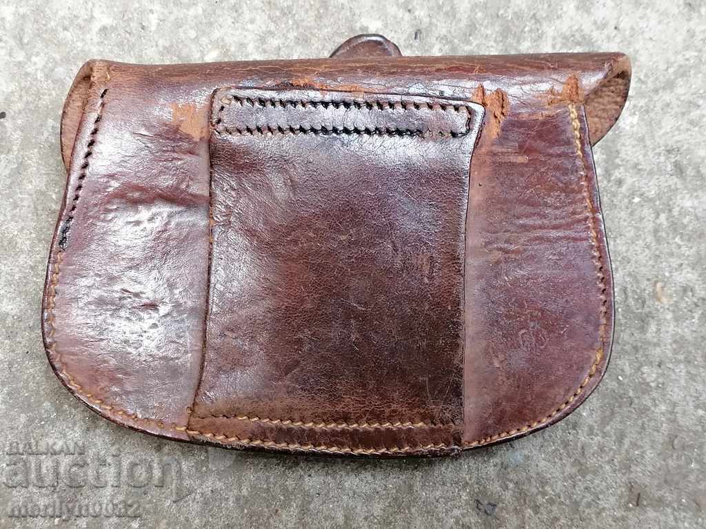 Old combat leather slate slingshot for documents wallet with price 139.00 BGN | € 71.07 Old combat leather slate slingshot for documents wallet with price 139.00 BGN | € 71.07