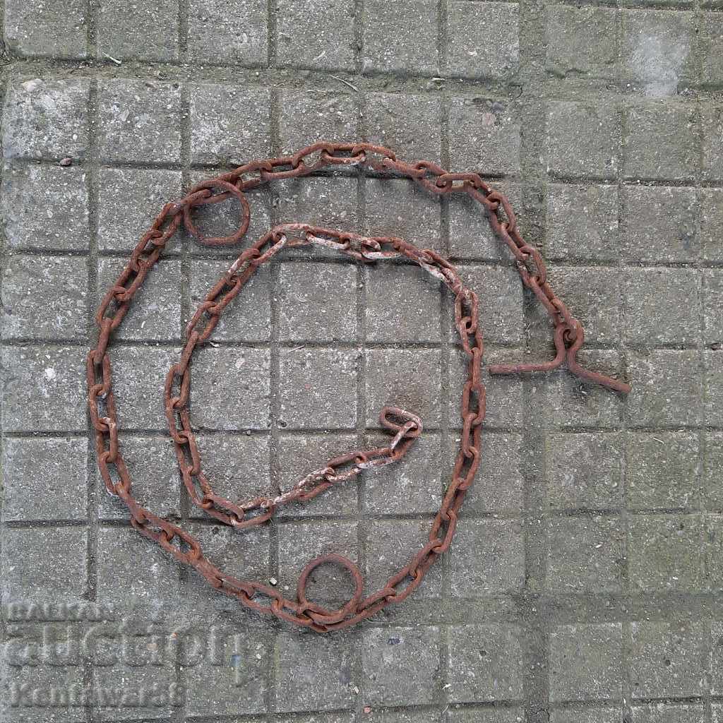 Old chain - headband for cattle.