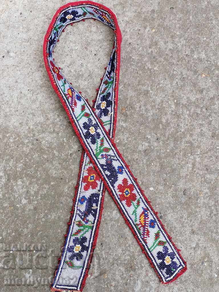 Auction  Beaded costume belt for pafty beaded belt blues