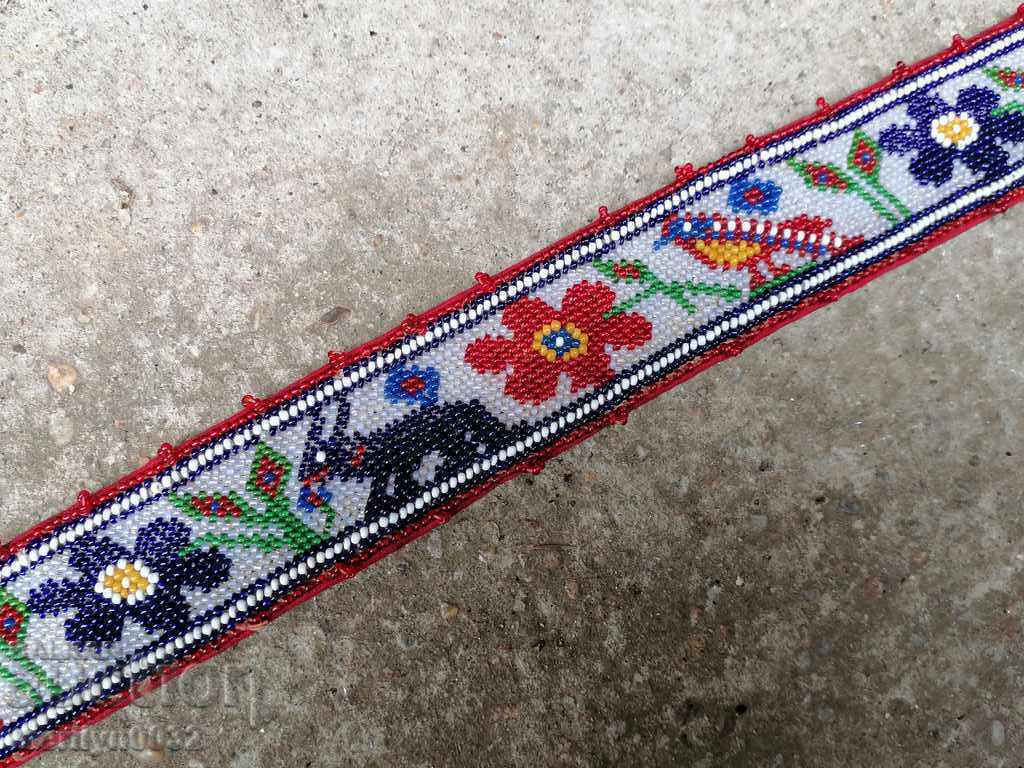 Beaded costume belt for pafty beaded belt blues - 5