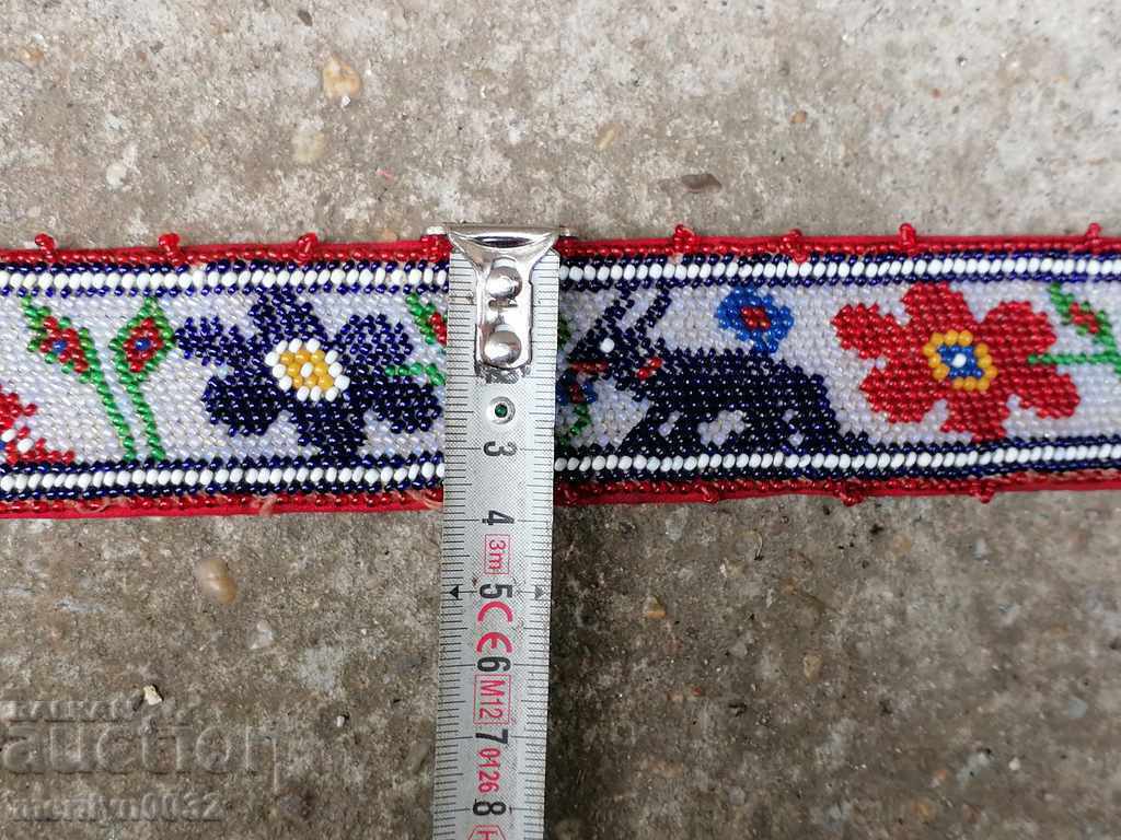 Beaded costume belt for pafty beaded belt blues - 7