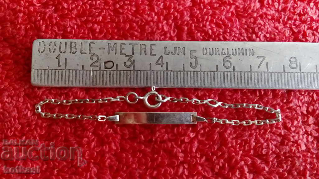 Old silver 925 chain bracelet