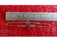 Old silver 925 chain bracelet