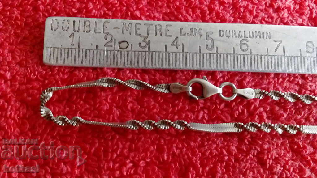 Old silver 925 chain bracelet 4.00 g. with price 25.50 BGN | € 13.04 Old silver 925 chain bracelet 4.00 g. with price 25.50 BGN | € 13.04
