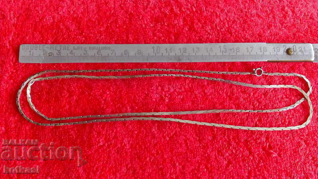 Old silver 835 necklace chain 22 g. length 90 cm. - 5