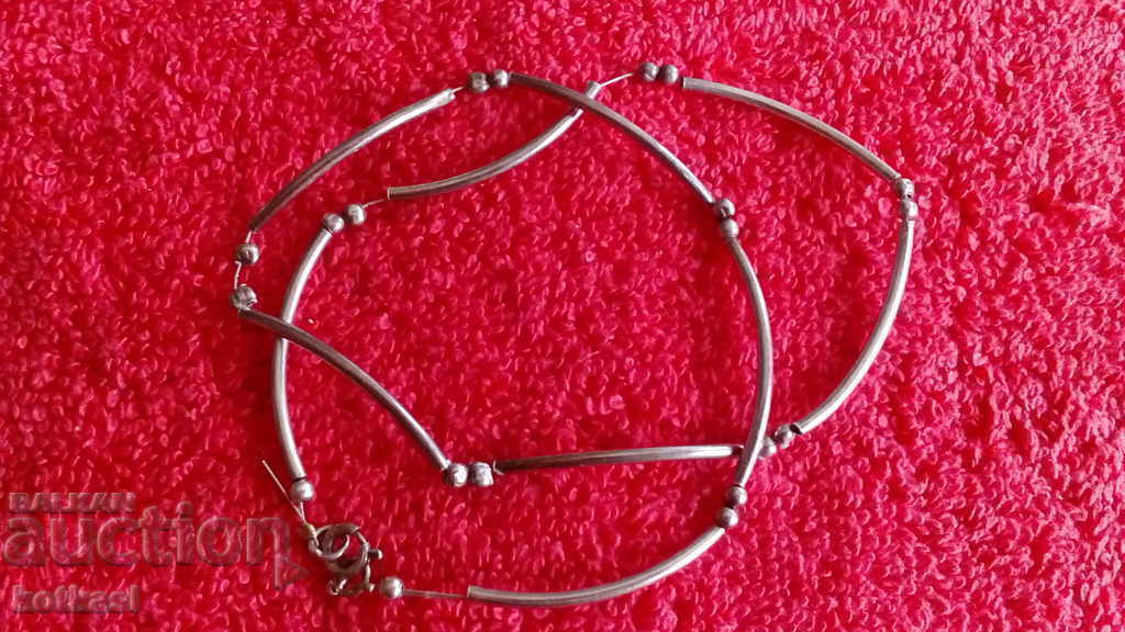 Old silver 925 necklace chain necklace 7 g. - 6