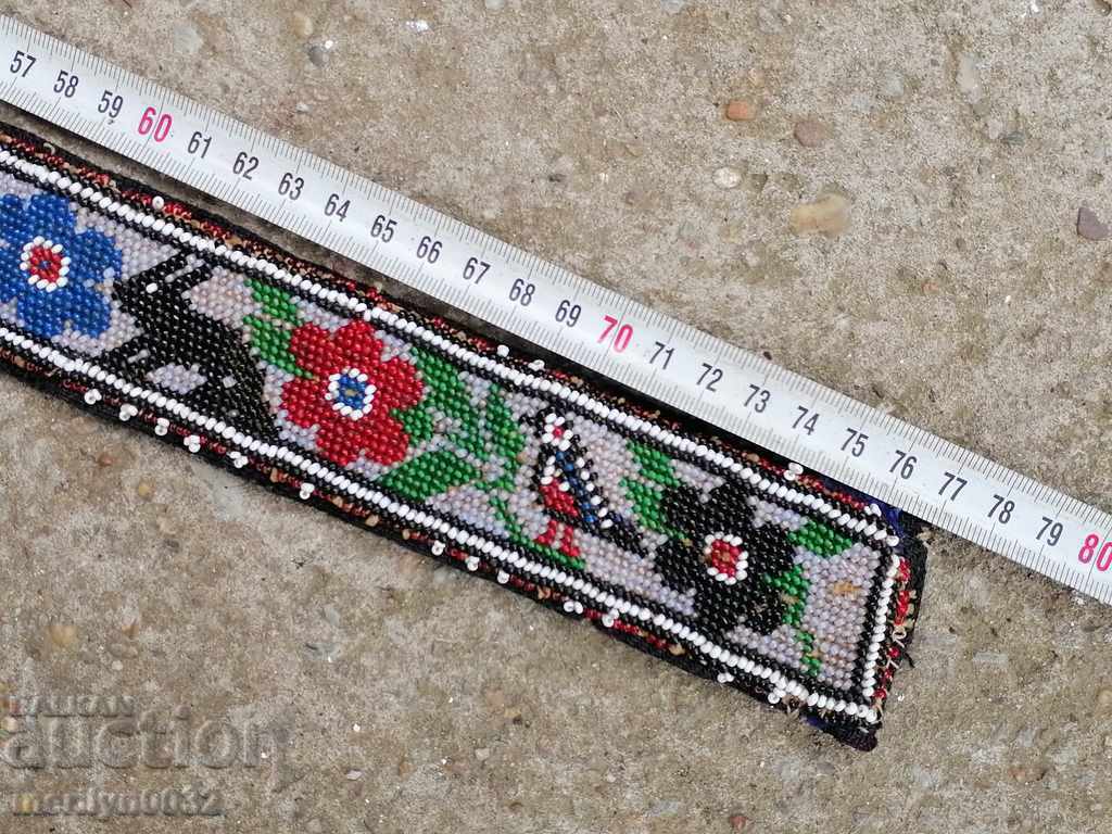 Beaded costume belt for pafty beaded belt blues - 6 Beaded costume belt for pafty beaded belt blues - 6