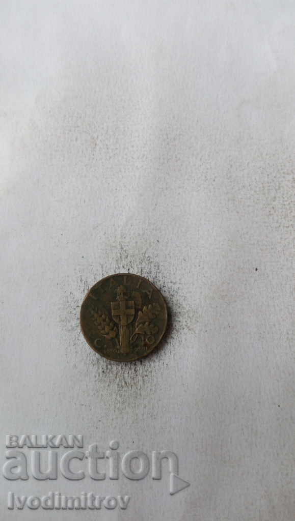 Italy 10 centimes 1939