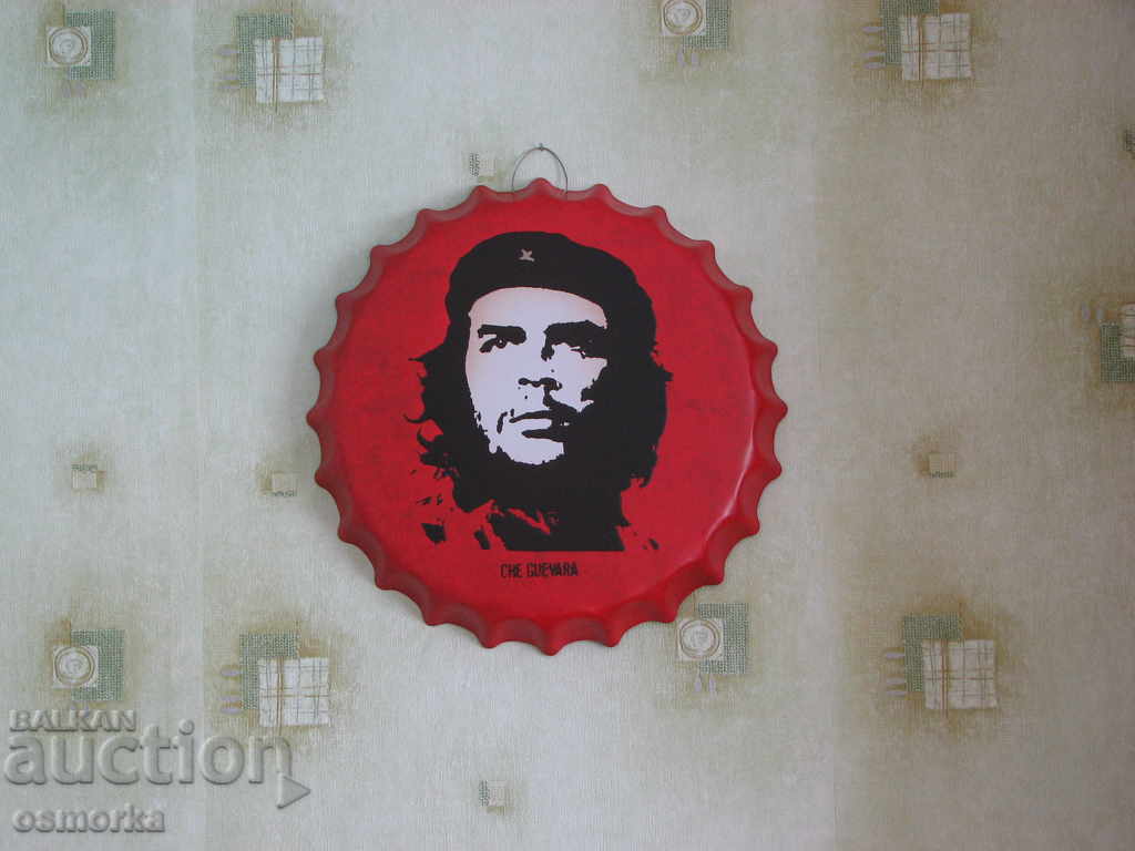 Че Гевара Голяма табела във формата на капачка за бутилка с цена 40.00 лв. | € 20.45 Че Гевара Голяма табела във формата на капачка за бутилка с цена 40.00 лв. | € 20.45