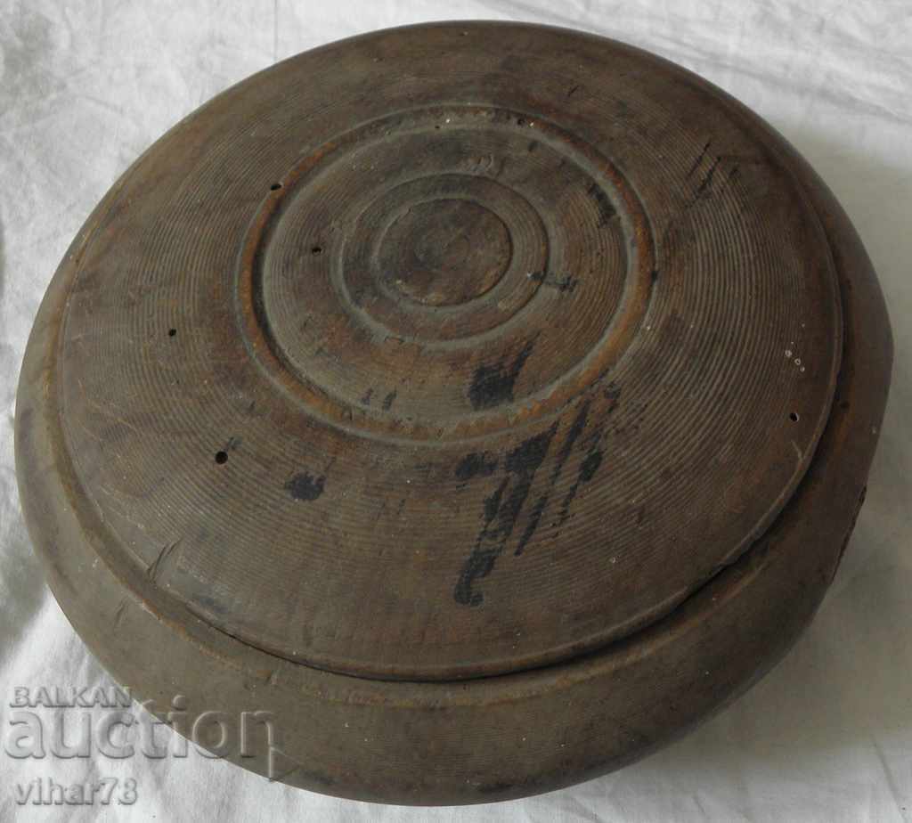 LARGE OLD WOODEN SALT - 6 LARGE OLD WOODEN SALT - 6