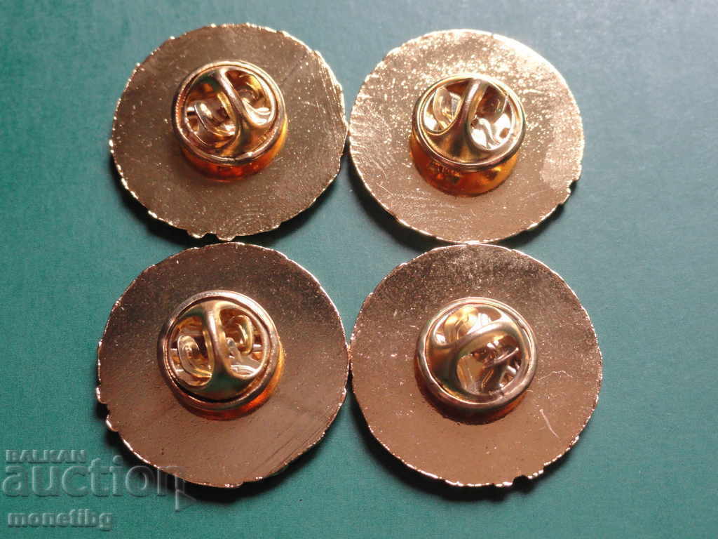 Set of badges "Sports Perfection" I-II-III degree + h with price 12.00 BGN | € 6.14