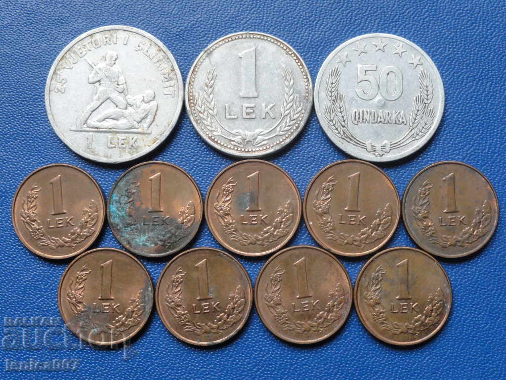 Albania - Lot (12 bucăți) - 5 Albania - Lot (12 bucăți) - 5