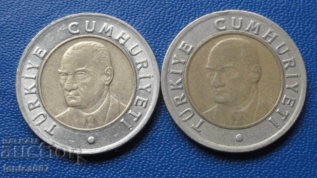 Turkey 2005-2006 - 1 pound (2 pieces) - 5 Turkey 2005-2006 - 1 pound (2 pieces) - 5