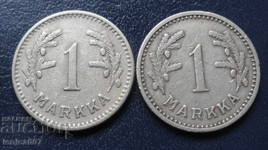 Livrarea Finlanda 1929-30 - 1 Marcă (2 bucăți)
