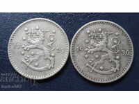 Финландия 1929-30г. - 1 Марка (2 броя)