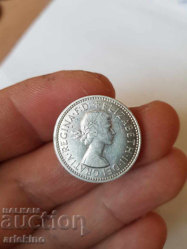 Аукцион Колекционна сребърна монета AUSTRALIA 1958г Аукцион Колекционна сребърна монета AUSTRALIA 1958г