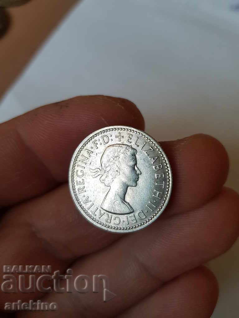 Доставка на Колекционна сребърна монета AUSTRALIA 1958г Доставка на Колекционна сребърна монета AUSTRALIA 1958г