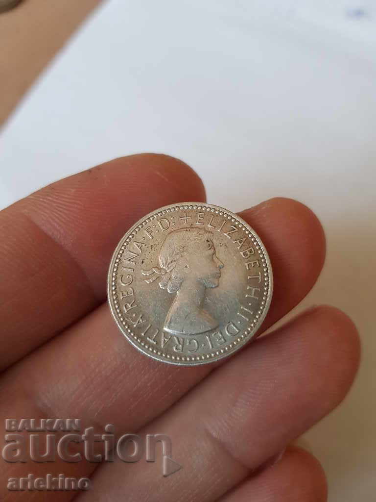 Колекционна сребърна монета AUSTRALIA 1958г - 5 Колекционна сребърна монета AUSTRALIA 1958г - 5