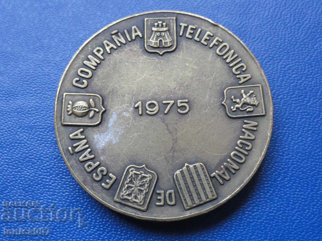 Delivery of Spain 1975 - Plaque "CTNE" Delivery of Spain 1975 - Plaque "CTNE"
