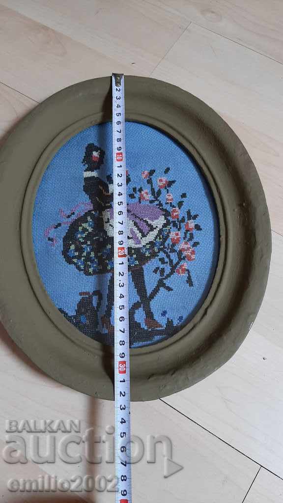 Auction Gobelin in frame Auction Gobelin in frame