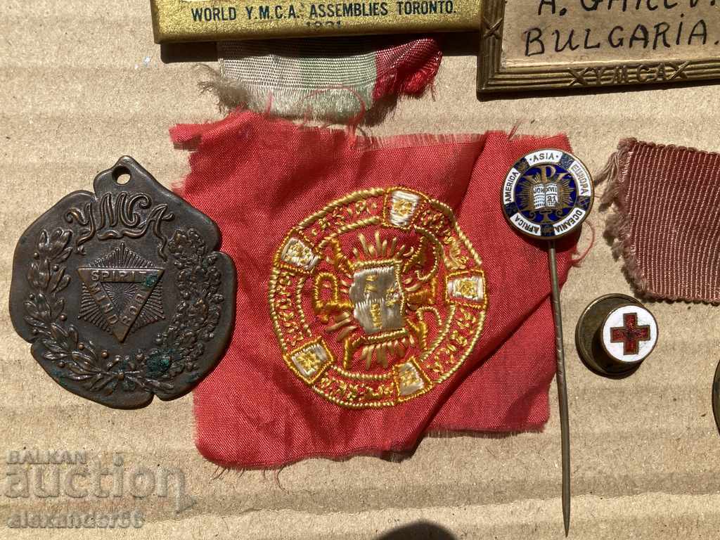 Delivery of Young Men's Christian Organization YMCA 1931 Lot signs Delivery of Young Men's Christian Organization YMCA 1931 Lot signs