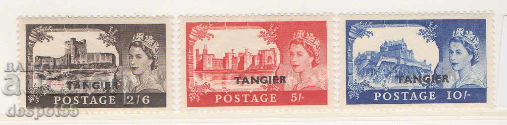 1955. British Tangier. British series with super. "TANGIER".