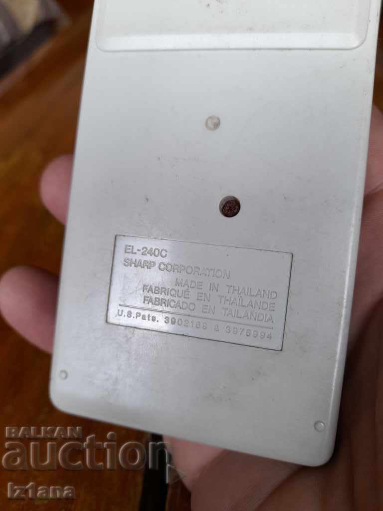 Delivery of Old Sharp Calculator