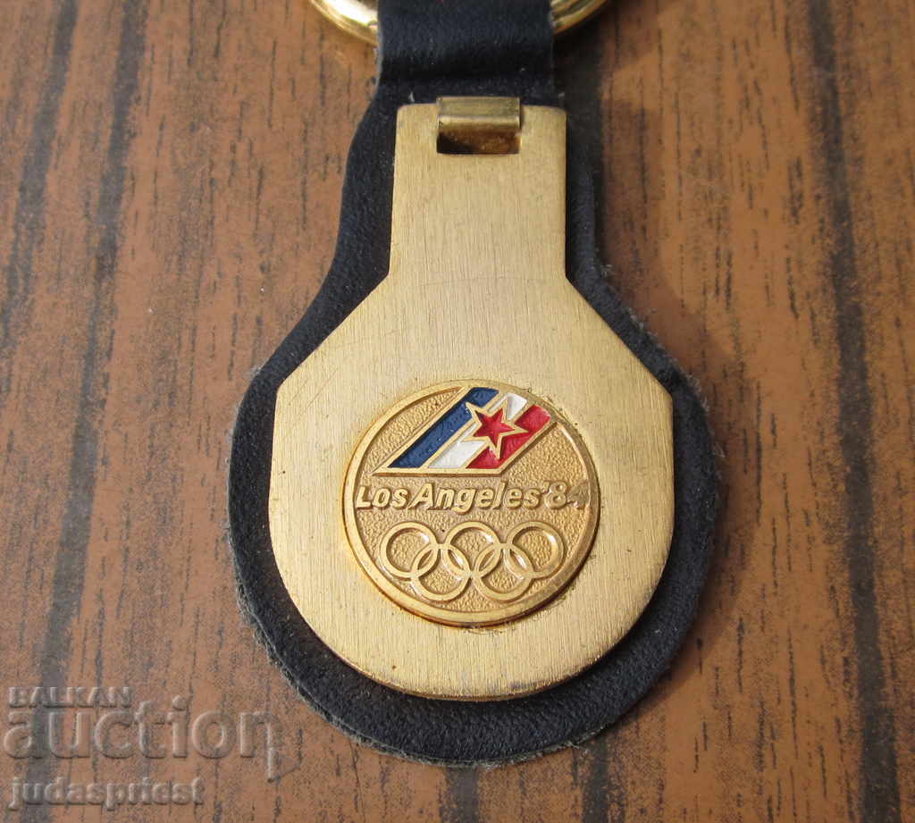 Auction Olympic keychain Olympics Los Angeles 1984 Auction Olympic keychain Olympics Los Angeles 1984